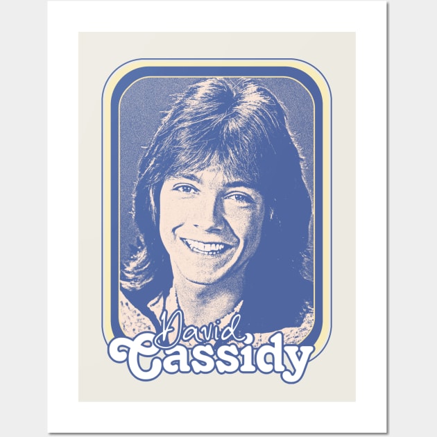 David Cassidy // Retro 1970s Aesthetic Fan Design Wall Art by DankFutura